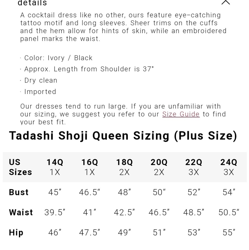 Tadashi Shoji Ada Embroidered Long Sleeve Dress - Picture 8 of 8